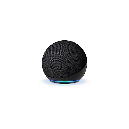 Echo Dot (5th Gen, 2022 release) Bundle. Includes Echo Dot (5th Gen, 2022  release) | Charcoal & the Made For  Battery Base | Black