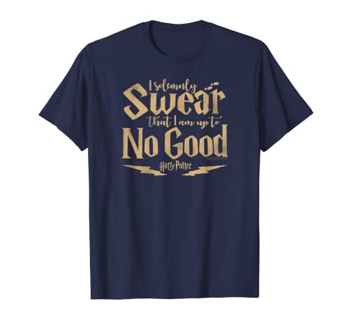 Harry Potter Blue V-Neck T-Shirt - Classic Fit, Long Sleeve, No Good Letter Print