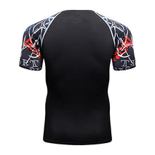 Men's Lightweight Short Sleeve Cool Dry Rashguards Compression Sports T-Shirt