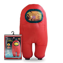 YuMe Official Among Us Toys Cool Inflatable Funny Cosplay Halloween Costumes for Adults - Red Crewmate