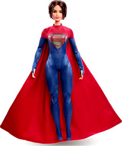Supergirl Barbie Doll, Collectible Doll from The Flash Movie Wearing Red and Blue Suit with Cape, Doll Stand Included