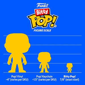 Funko Bitty Pop! Disney, Star Wars, DC, Harry Potter, Five Nights at Freddys, Teenage Mutant Ninja Turtles Mini Collectible Toys - Mystery Chase Figure (Styles May Vary) 4-Pack