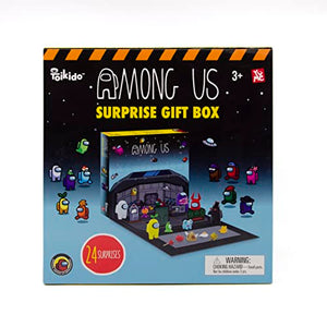 YuMe Official Among Us Toikido Surprise Figurines Mystery Gift Box, Kids, Boys and Girls Toy Action Figures Game Set