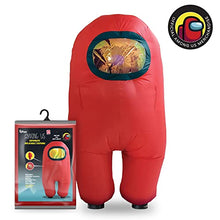 YuMe Official Among Us Toys Cool Inflatable Funny Cosplay Halloween Costumes for Adults - Red Crewmate