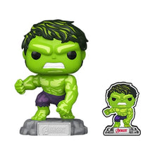 Funko Pop! & Pin: The Avengers: Earth's Mightiest Heroes - 60th Anniversary, Hulk with Pin, Amazon Exclusive