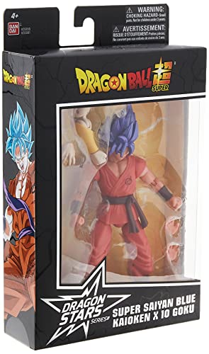Dragon Ball Super - Dragon Stars - Super Saiyan Blue Kaioken x10 Goku, 6.5" Action Figure