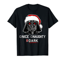 Star Wars Darth Vader Dark List Santa Christmas T-Shirt