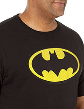 Classic Batman Bat Logo T-shirt -Black/Yellow, X-Large