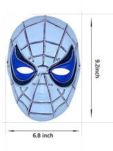 RIDDIM Spider Led Mask for Kids, Super Hero Cosplay, Light up Scary Scream Mask for Carnival, Halloween