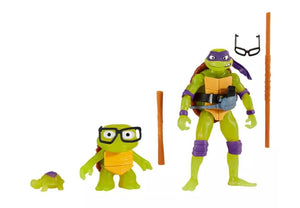 Teenage Mutant Ninja Turtles: Mutant Mayhem 4.5” Donatello Making of A Ninja Basic Action Figure by Playmates Toys