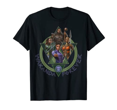 Marvel Black Panther: Wakanda Forever Four Heroes of Wakanda T-Shirt