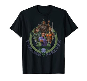 Marvel Black Panther: Wakanda Forever Four Heroes of Wakanda T-Shirt