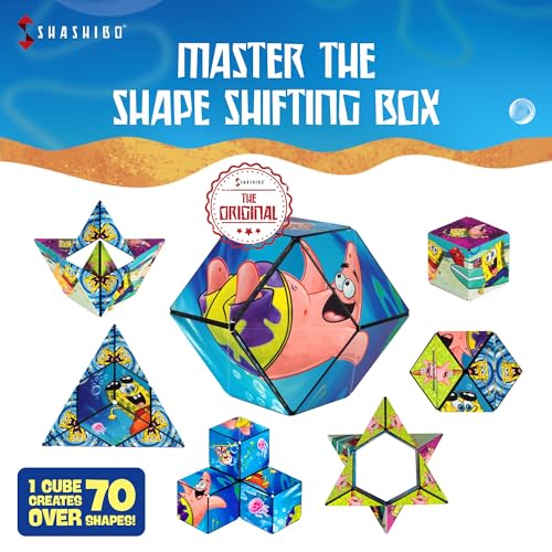 SHASHIBO Shape Shifting Box - Patented Fidget Cube – Shashibo Cube Magnet  Fidget Toy Transforms Into Over 70 Shapes (Undersea) 