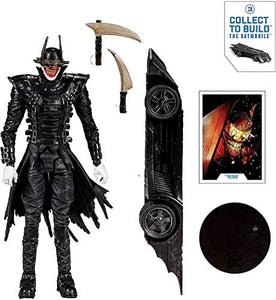 McFarlane Toys - DC Multiverse - Batman Who Laughs Action Figure with Build-A Rebirth Batmobile (Piece 3)