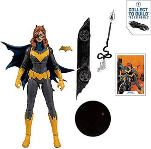 McFarlane Toys - DC Multiverse - Batgirl: Art of The Crime Action Figure with Build-A Rebirth Batmobile (Piece 1)