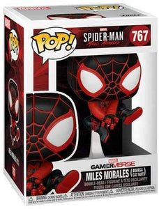 Spider-Man Miles Morales Bodega Cat Suit Pop # 767 Marvel Gamerverse Vinyl Figure (Bundled with EcoTek Protector to Protect Display Box)