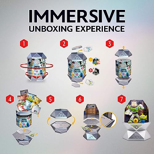 YuMe Official Disney 100 Surprise Mystery Capsules Blind Box with Surprise Pixar Characters Gift Figurines Toys - Series 2, 2 Pack