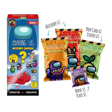 YuMe Official Among Us Mystery Capsules Impostor vs Crewmate Blind Box Stocking Stuffers Mini Action Figure Surprise Toys Bag Accessories for Boys and Girls - Series 2