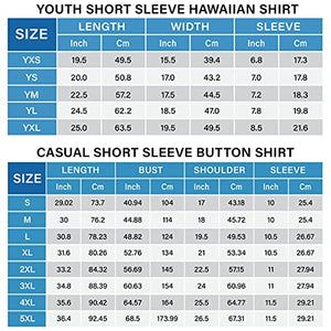 Vintage Version Funny Horror Halloween Hawaiian Shirts for Men Women Tropical Casual Short Sleeve Button Shirt 3