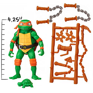 Teenage Mutant Ninja Turtles: Mutant Mayhem 4.25” Michelangelo Basic Action Figure by Playmates Toys