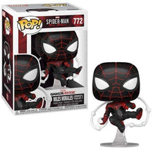 Spider-Man Miles Morales Advanced Tech Suit Pop # 772 Marvel Gamerverse Vinyl Figure (Bundled with EcoTek Protector to Protect Display Box)