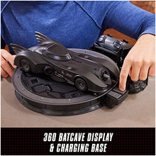 DC Comics, Official 1989 Batmobile RC, Exclusive Batman Figure, Limited Edition Collector's Item, Smoke Effects, Batcave Chargeable Base, Ages 14+