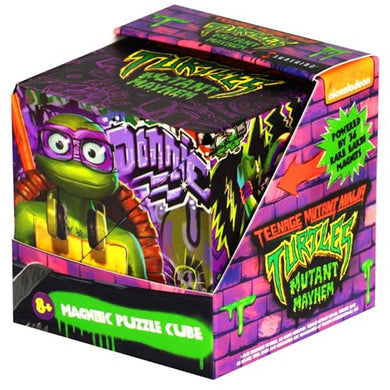 SHASHIBO Teenage Mutant Ninja Turtles Shape Shifting Box - Award-Winning, Patented Magnetic Puzzle Cube w/36 Rare Earth Magnets -Fidget Cube Transforms Into Over 70 Shapes (Donnie Series 2)
