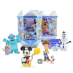 YuMe Disney 100 Series Mystery Capsule Blind Box with Surprise Characters Figurines Toys 2 Pack