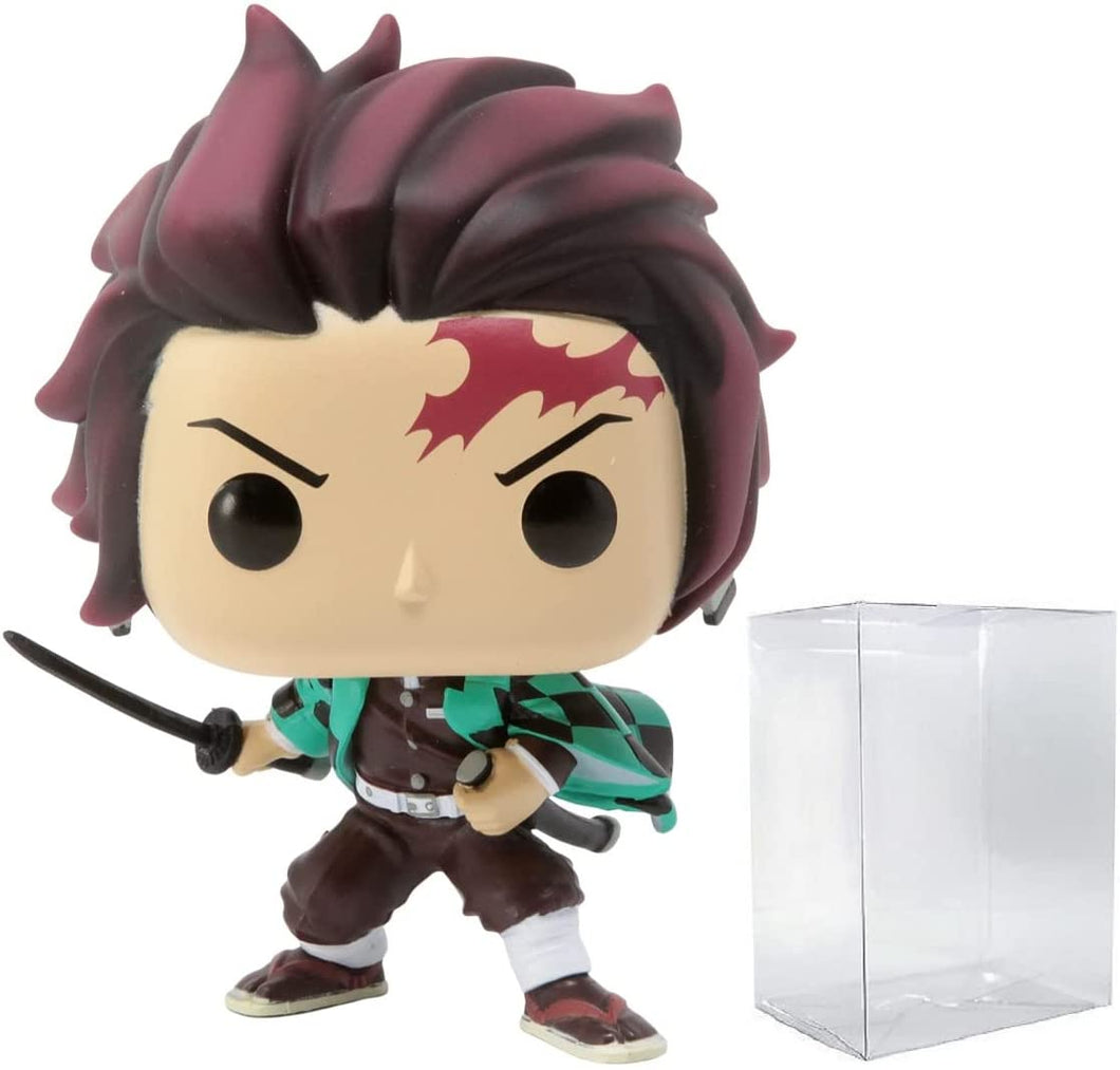 Demon Slayer Tanjiro Kamado Pop! Vinyl Figure (Bundled with Box Protector)