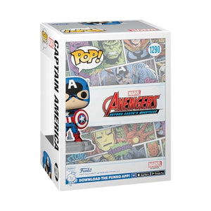 Funko Pop! & Pin: The Avengers: Earth's Mightiest Heroes - 60th Anniversary, Captain America with Pin, Amazon Exclusive