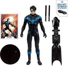 McFarlane Toys - DC Multiverse - Nightwing: Better Than Batman Action Figure with Build-A Rebirth Batmobile (Piece 2)