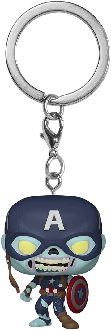 Funko Pop! Keychain: What If? - Zombie Captain America