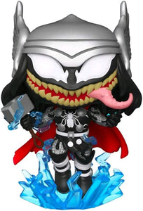 Funko Pop! Marvel: Venomized Thor #703 Exclusive with Chalice Collectibles Pop Protector Case
