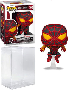 Spider-Man Miles Morales Game S.T.R.I.K.E. Suit Funko Pop! Vinyl Figure Miles Strike Suit (Bundled Protector)