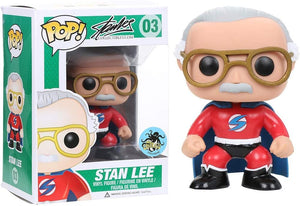 Funko Stan Lee Red Superhero Pop Vinyl Exclusive