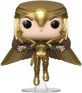 Funko Heroes: POP! Wonder Woman 1984 Collectors Set - Gold Power Pose, Gold Flying Pose, Wonder Woman with Lasso, Wonder Woman Flying