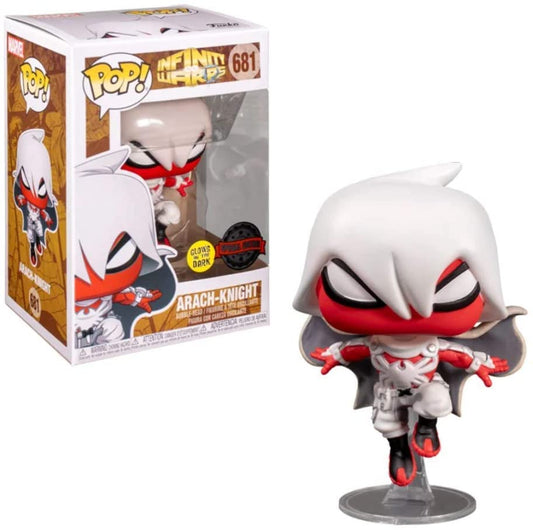 Funko POP! Marvel Infinity Warps #681 - Arach-Knight [GITD] Exclusive