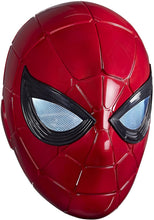 Spider-Man Marvel Legends Series Iron Spider Electronic Helmet with Glowing Eyes, 6 Light Settings and Adjustable Fit