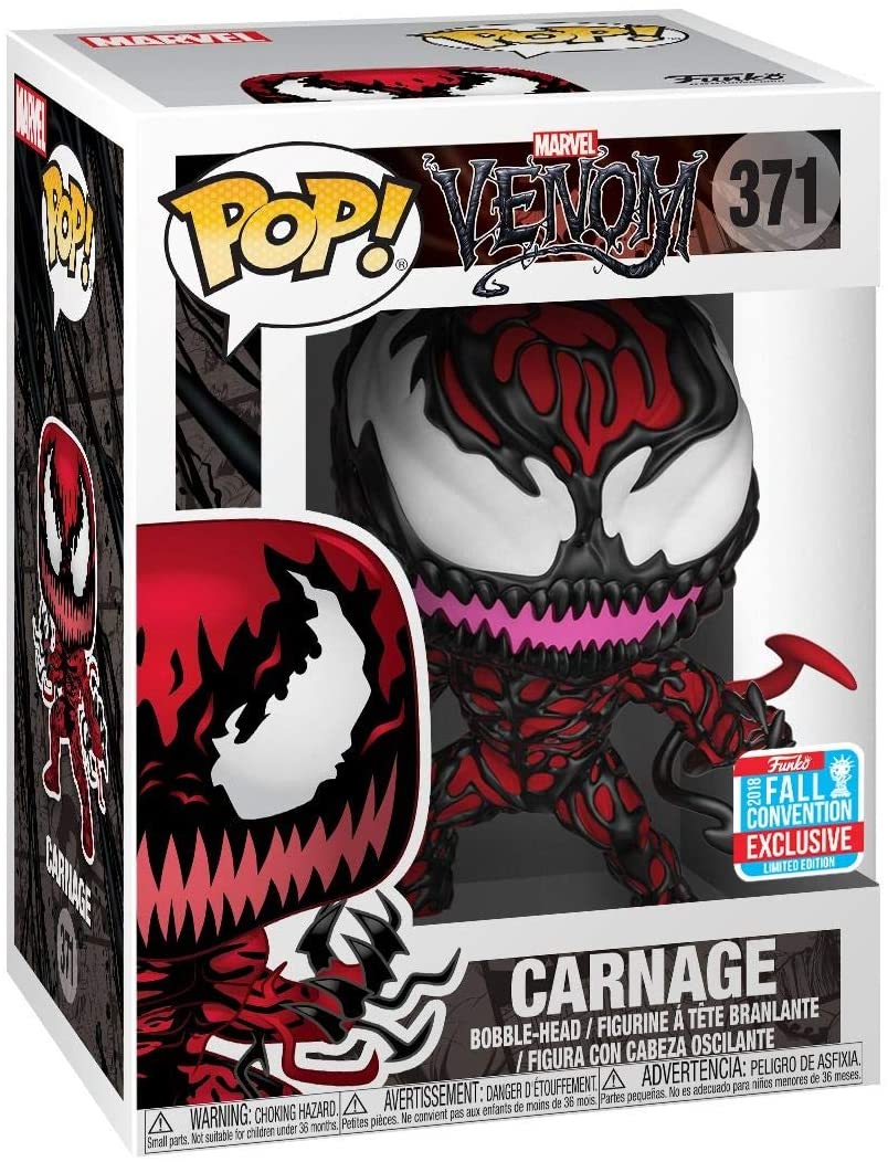 NYCC 2018 - Funk POP! Marvel: Venom - Carnage [with Tendrils] #371 - Exclusive!