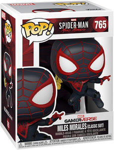Marvel: Spider-Man Gamerverse - Classic Miles Morales Funko Pop! Vinyl Figure (Includes Compatible Pop Box Protector Case)