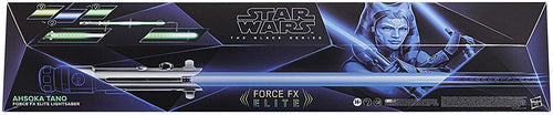 Star Wars The Black Series Ahsoka Tano Force FX Elite Lightsaber with Advanced LEDs and Sound Effects