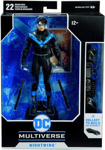 McFarlane Toys - DC Multiverse - Nightwing: Better Than Batman Action Figure with Build-A Rebirth Batmobile (Piece 2)