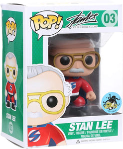 Funko Stan Lee Red Superhero Pop Vinyl Exclusive