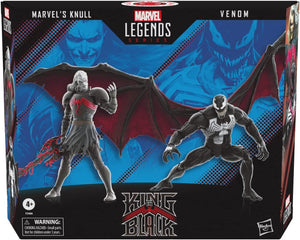 Spider-Man Marvel Legends Series 60th Anniversary Marvel’s Knull and Venom 2-Pack King in Black
