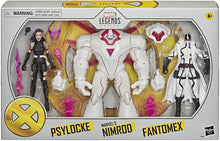 Marvel Hasbro Legends Series X-Men Psylocke, Nimrod, and Fantomex Toys (Amazon Exclusive)