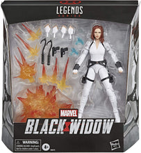 Black Widow Marvel Legends 6-Inch Deluxe White Costume Action Figure with Stand