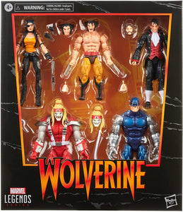 Marvel Legends Series Wolverine 5-Pack, Includes Marvel's Omega Red, Marvel's Cyber, Marvel's Callisto, Jason Wyngarde