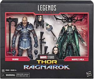 Marvel Legends Series Thor: Ragnarok 6"-Scale Movie-Inspired Skurge &amp; Marvel’s Hela Collectible Action Figure 2 Pack