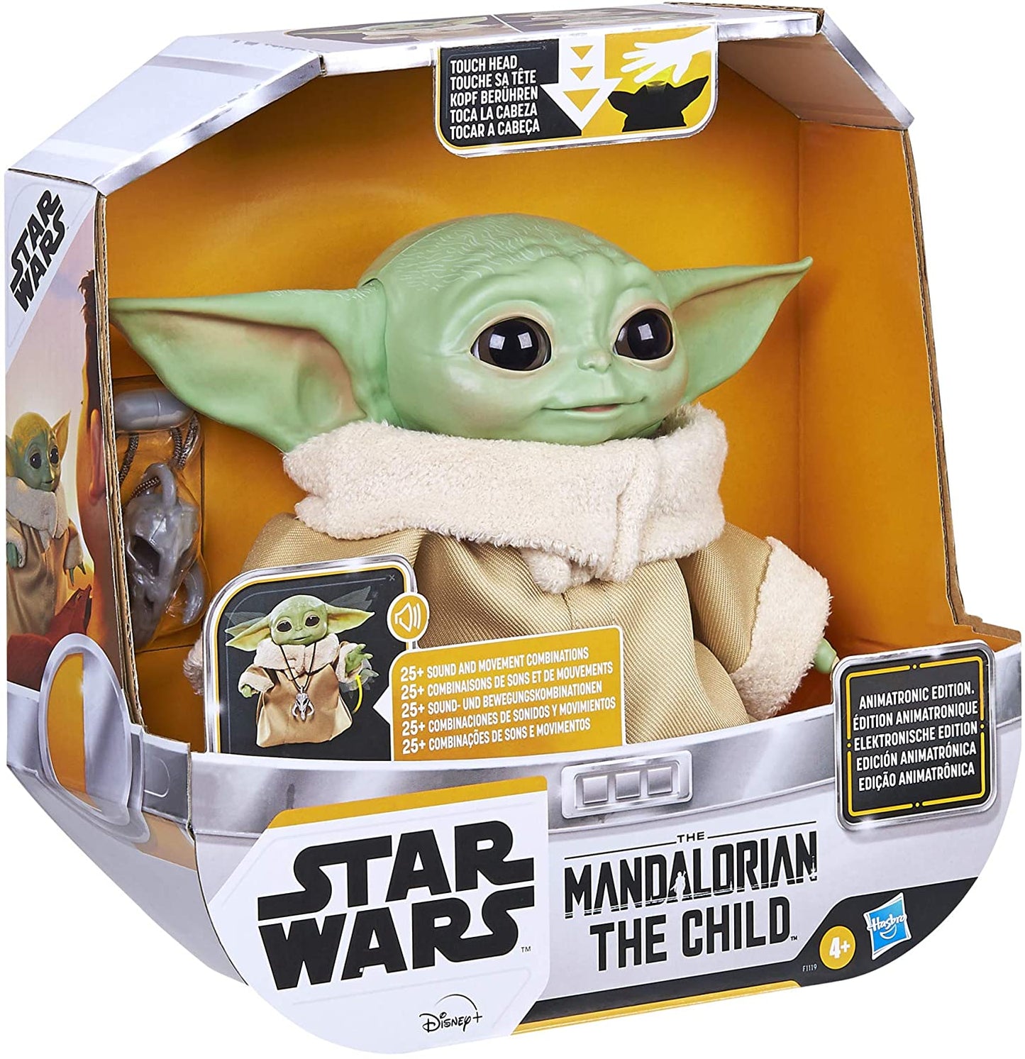 Star Wars The Child Animatronic Edition 7.2-Inch-Tall Toy by Hasbro Baby Yoda