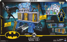 BATMAN 3-in-1 Batcave Playset with Exclusive 4-inch Action Figure and Battle Armor
